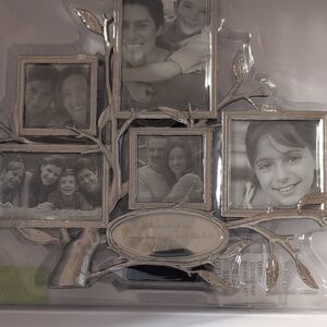A New Collage Of Frames Creating A Family Tree.  5 Frames